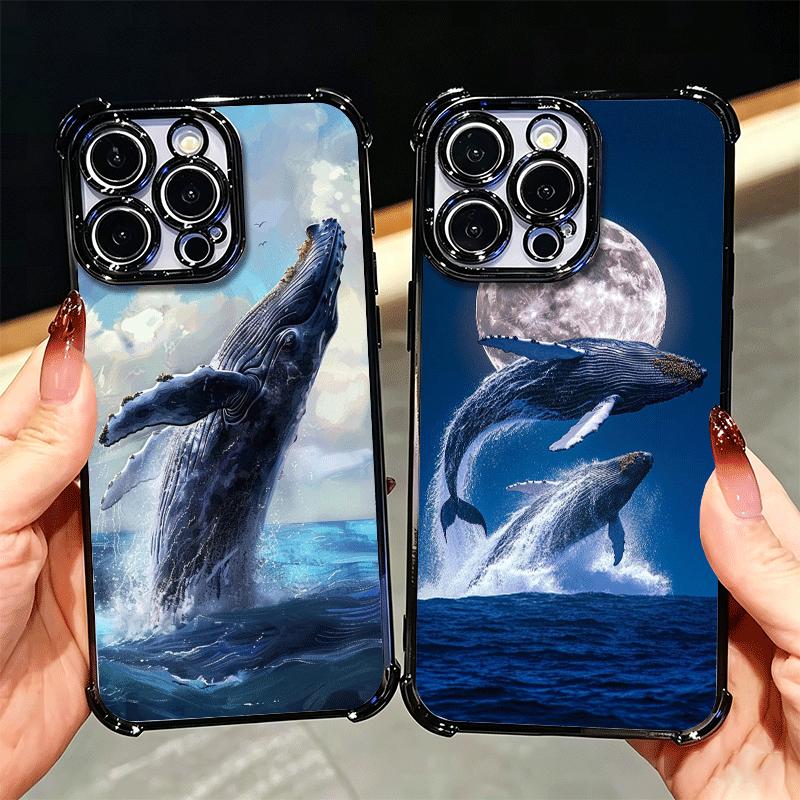 Humpback Whale Sea Giant Soft Phone Case For Xiaomi Poco X7 X8 Pro Max X6 X5 X3 F8 Ultra F7 M8 M7 M5S Redmi 15C 15A 15 14C 13C 1