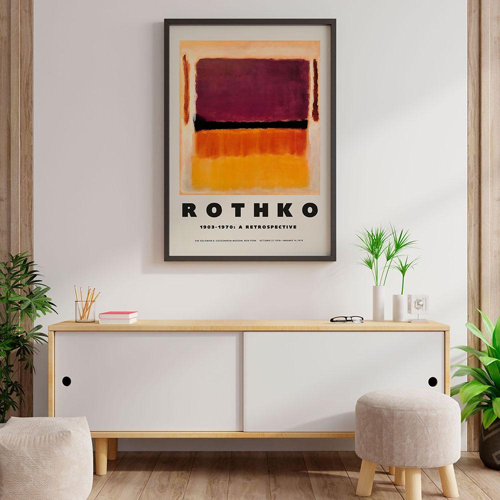 Art Exhibition Poster Abstract Canvas Painting Printing Nordic Modern Wall Art Living Room Home Decoration
