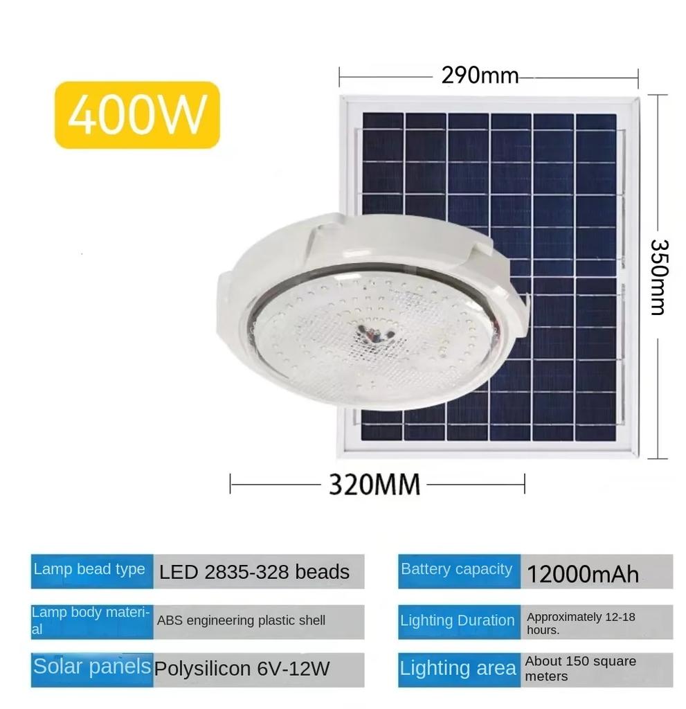 Solar lights Indoor Home Top Ceiling House Outdoor Garden pandent light Panel Lamp Fixture For Corridor Garden Living Room