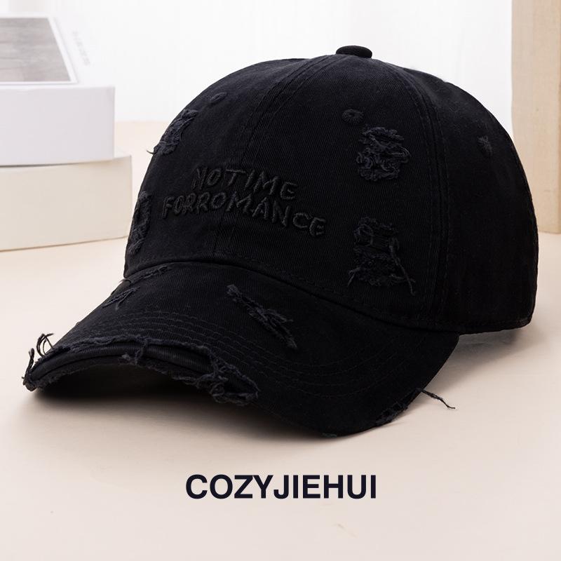 Washed Baseball Cap Embroidered Faith Cross Vintage Distressed Dad Hat Adjustable Unisex Outdoor Sun Protection