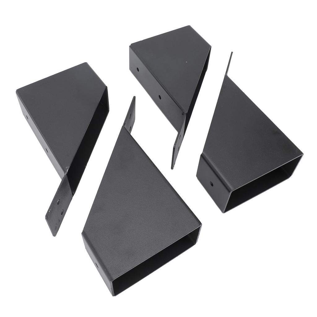 4Pcs Pergola Bracket Galvanized Drainage Hole Design 45 Degree Angle Pergola Reinforcing Bracket