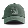 pc GOT TOO SILLY Print Washed Baseball Cap for AdultsMinimalist Retro Style Casual Soft Adjustable Dad HatPerfect As Gift