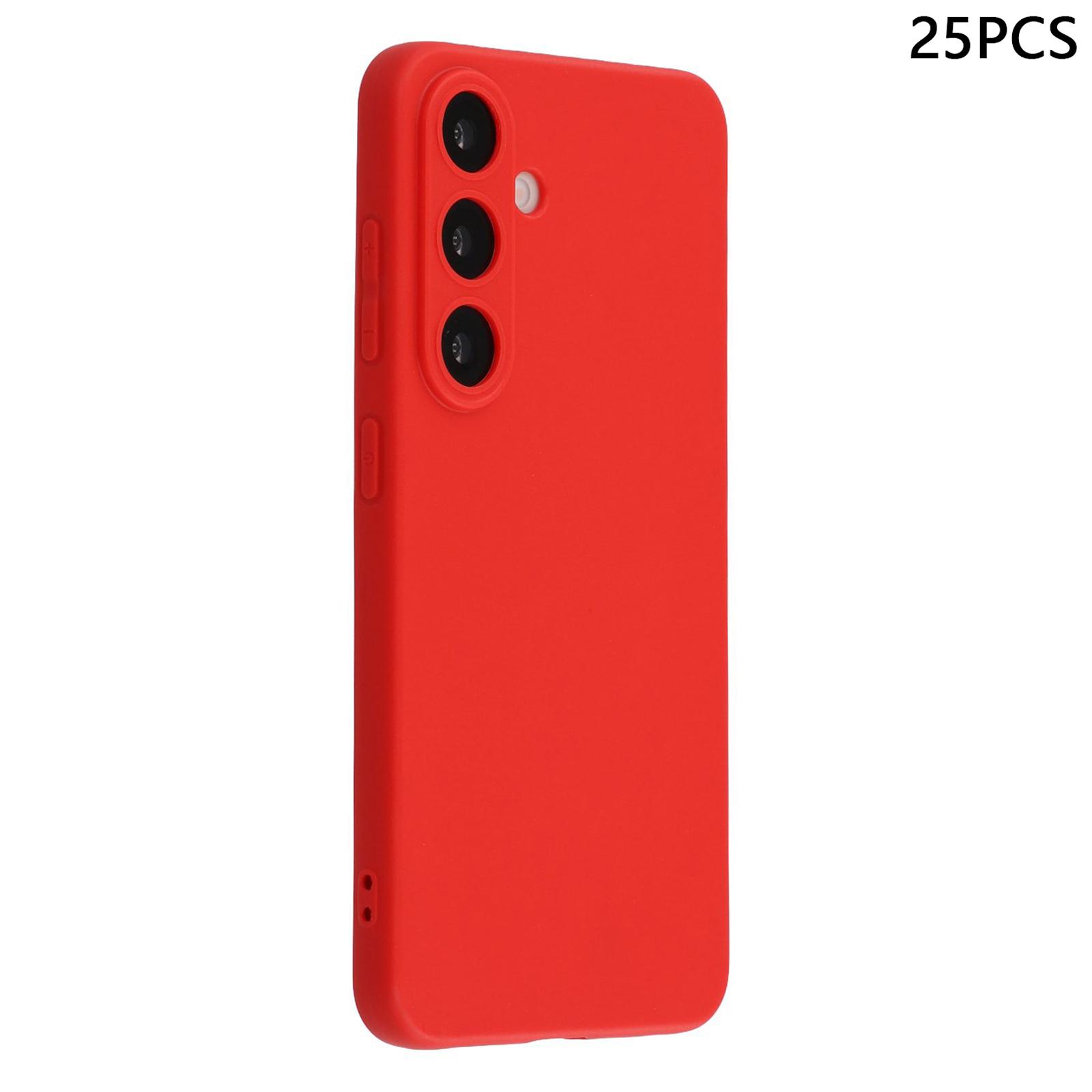 

Bulk Purchasing 25Pcs For Samsung Galaxy S23 FE Case 1.2mm TPU Matte Phone Cover Red