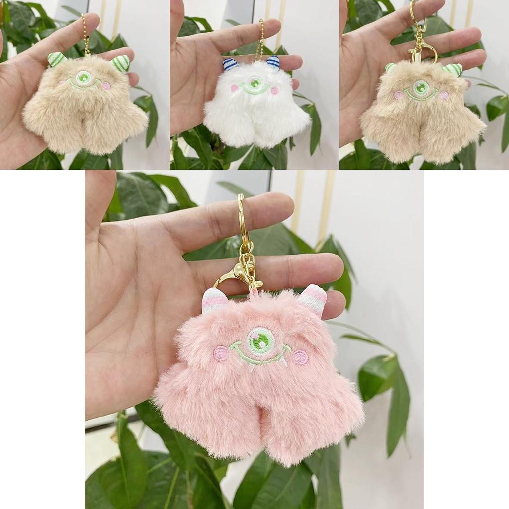 Breloc Monstru Umplut cu Bumbac PP Moale, Păpușă Jucărie de Pluș în Diverse Culori pentru Cadouri