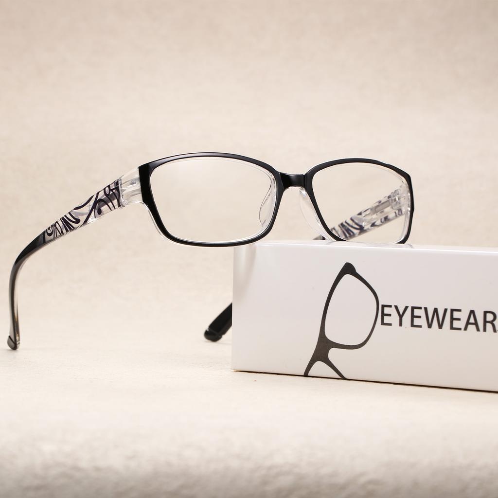 Blue Light Blocking Reading Glasses for Women Fashion Printed Decorative Design Ideal for Elderly Reading Use