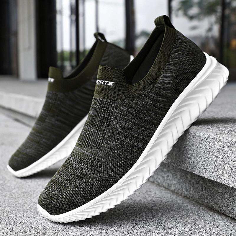 Men Vulcanize Shoes Mesh Men Shoes Lightweight Comfortable Men's Sneakers  Autumn Fashion Slip On Flats Shoes Male Loafers