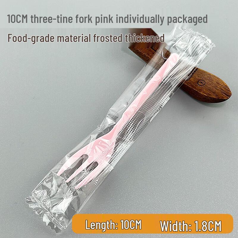 VAKADA Disposable Plastic Dessert Forks