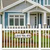 Retro Love You Bye Metal Sign Wall Decors Home Hallway Entryway Door Wall Art Housewarmings Gift to Express Warm Family