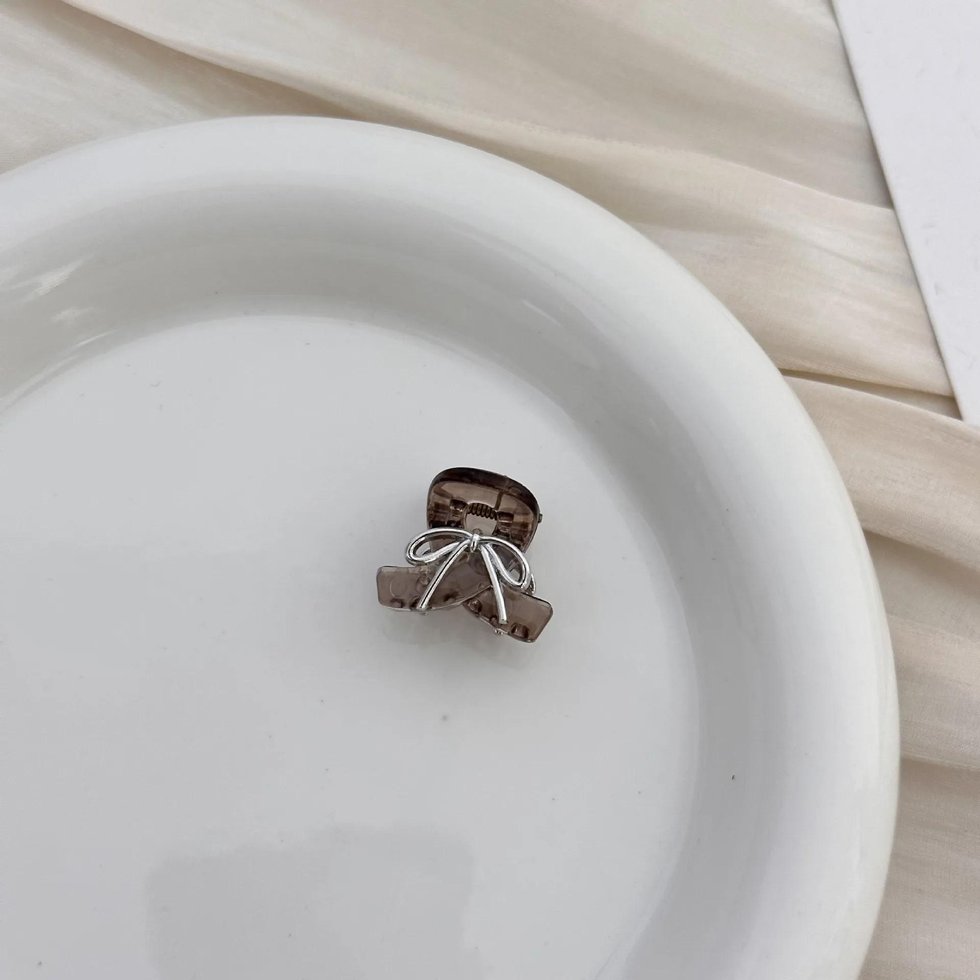 

Мини заколки-банты для волос корейские аксессуары клипсы для женщин девочки заколка краб Головной убор винтажный трендовый ведущий модный милый каваи к-поп новинка