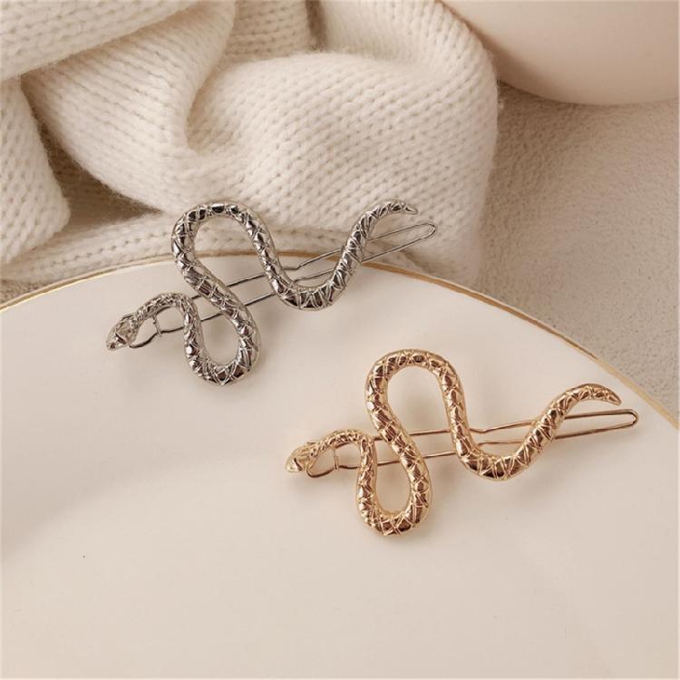 2pcs Modern Snake Form Hairpins Fashion Bangs Clip Retro Barrettes Jewelry Headwear Accessories Hair Styling Tool