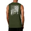 Men's Sleeveless Tank Top Casual Athletic Shirt with Independence Day Patriotic Print Round Neck Lightweight Summer Vest