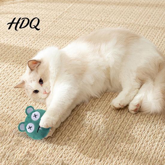 Catnip Stuffed Toy for Cats Plush Ball Cat Toy Chew Cute Embroidered