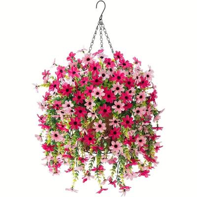 1 Stück Künstliche Hänge-Sonnenblume Wetterfest Dekoration für Zuhause Garten Hochzeit Gartendekoration Dekorative Blumenstrauß