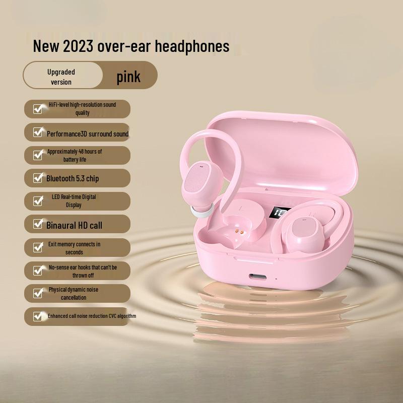 2025 New Model Wireless Over-Ear Bluetooth Sport Headphones - Secure, Comfortable, Long-Wearing for Men and Women