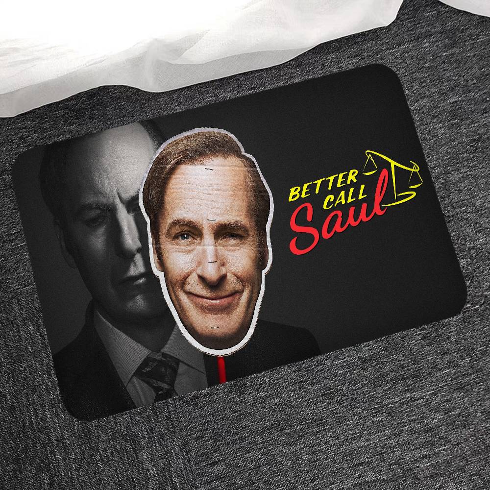 

Классический фильм B-Лучше позвоните Солу Входной коврик Скандинавский стиль Спальня Гостиная Придверный коврик Дом Балкон Противоскользящий Домашний декор 40x60 cm