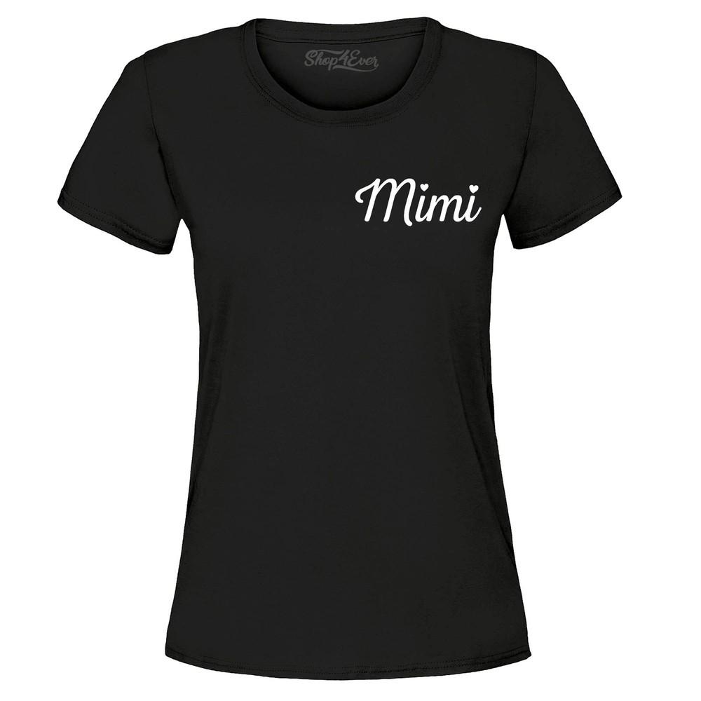 

Mimi Grandma Pocket Size Women s T-Shirt Gma Mothers Mum Granny Day Gift Shirts XL