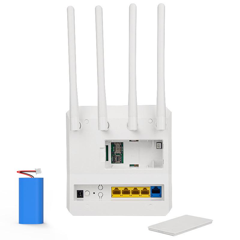 4G LTE Wireless SIM Router with Optional Battery CAT7 for Home Use