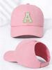 Womens Ponytail Baseball Cap With Hole For High Bun, Breathable Sun Hat For Beach Vacation Travel