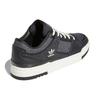 Adidas Originals Forum Luxe Low Fabric Synthetic Leather Low Top Skate Shoes Unisex Skate Shoes Black White GW2013