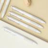 Retractable St Tip 0 5mm Simple Design Quick Drying Black Gel Pen For Students
