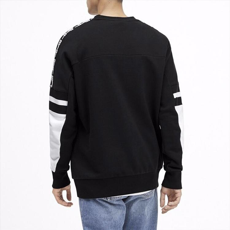 Puma Casual Sports Round Neck Long Sleeves Black Men's 595872-01