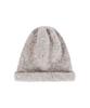 Bajal Va Brooch Melange Wool Rolling Beanie Pink Mix
