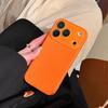 iPhone 17 Pro Max Hülle mit großem Sichtfenster aus flüssigem Silikon - Einfarbig, Stoßfest, Hautähnlicher Schutz für Damen.