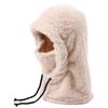 Hot-selling warm one-piece hats men and women autumn and winter plush soft cold-proof scarf integrated cycling pullover hat
