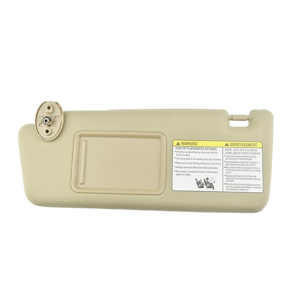 Grey Beige Sun Shade For Toyota Tacoma 2005-2012 Left Hand Driver Car Sun Visor With Mirror