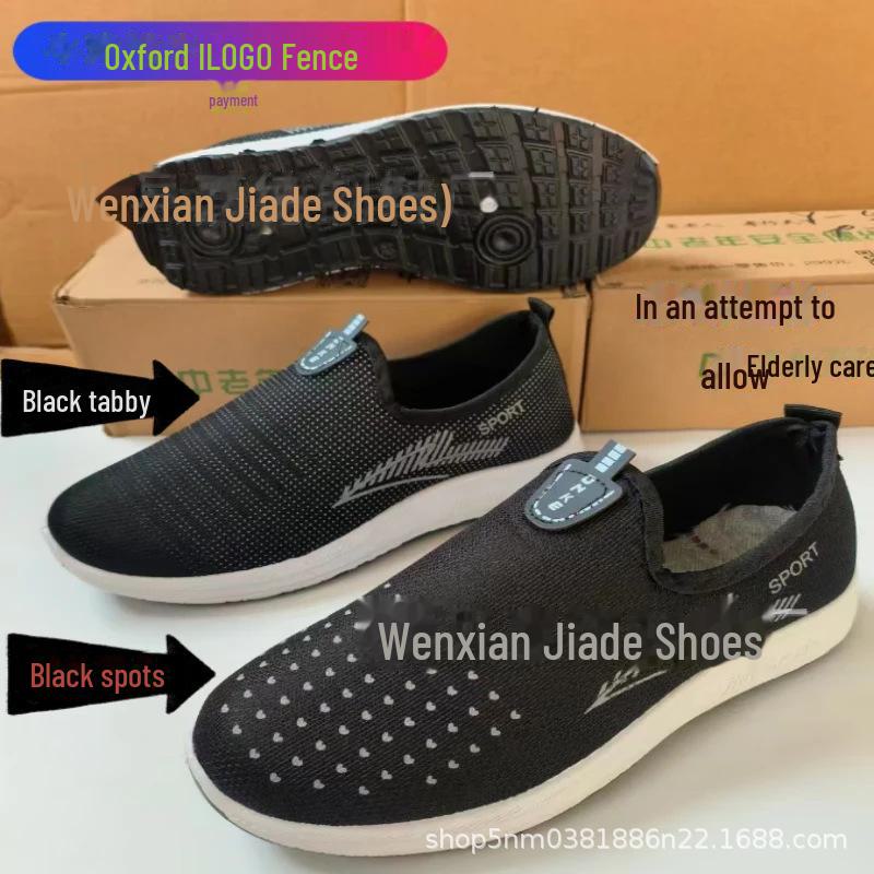 2025 Unisex Mesh Breathable Non-Slip Oxford Slip-On Leisure Shoes