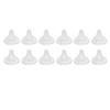 14Pcs Baby Bottle Nipple Silicone Soft Odorless Easy Cleaning Accessory for Replacement