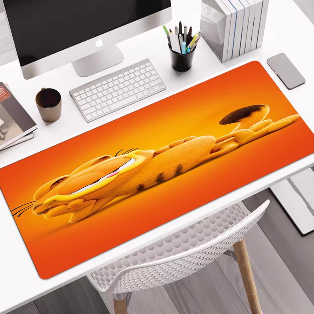 Garfield Theme Mouse Pad, Non Slip Rubber Base, Multifunctional Office & Home Decor, Perfect for Workspace Personalization.