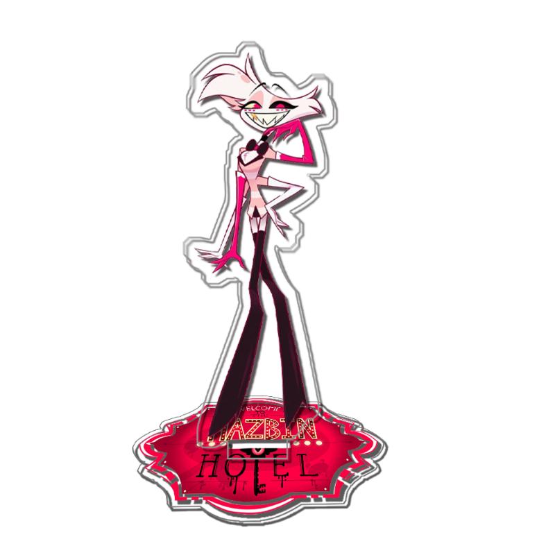 Hazbin Hotel Alastor Angel Dust Charlie Octavia Stella Standee Anime Game Collection Acrylic Material DIY Desktop Decoration Toy