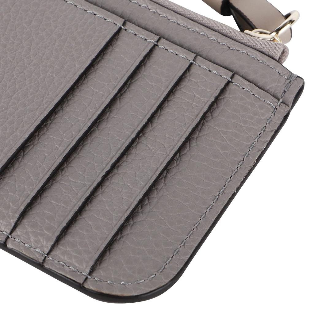 Chloe Card Case CHC21WP944F57 053 Leather Wallet Gray [Used]