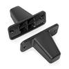 60 Mm Luggage Replacement Foot with PVC Black Finish, T Style Bottom Support for Suitcase Base Repair and Daily Ground Contact Control