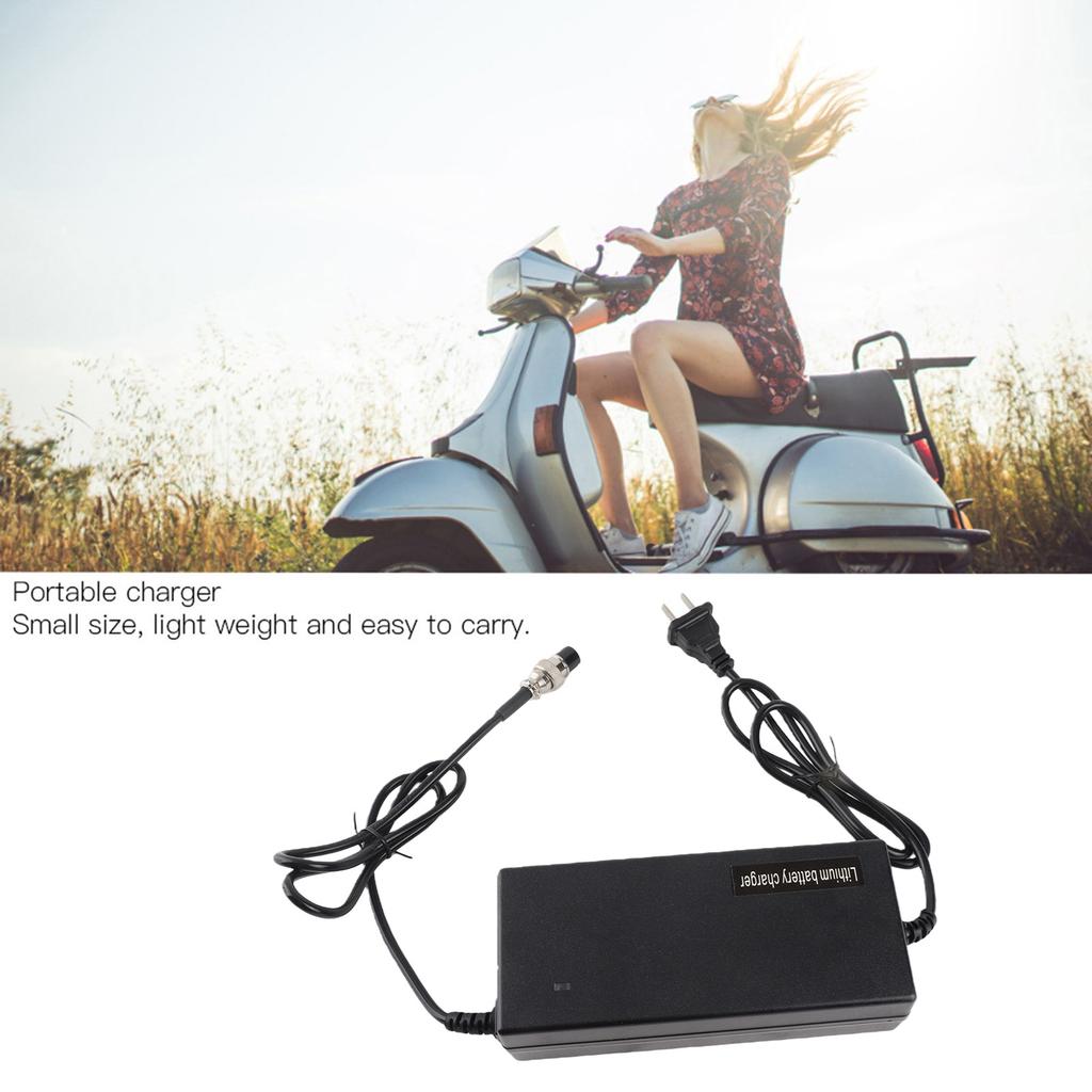 54.6V 2A Universal Electric Scooter E Bike Smart Battery Charger Power Adapter