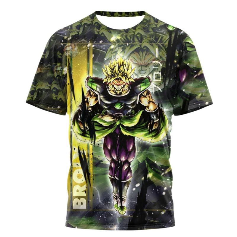 2026 Summer Dragon Ball Retro Fitness T-shirt Men's Oversized 3D Printed Short-sleeved Family Unisex