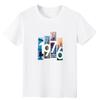 Men Urban Retro Number Print T‑Shirt Short‑Sleeve Crew Neck Casual Daily Summer Loose Tee