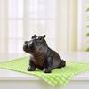 Yoga Master Hippo Statue Handcrafted Resin Hippopotamus Figurine Hippo Figurine Yoga Statue Meditation Hippopotamus For Home