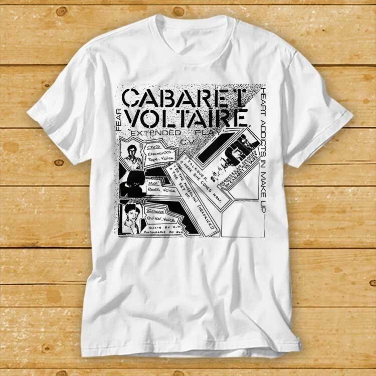 Cabaret Voltaire Fear Hearth Addicts Punk Rock T Shirt Movie Best Seller 2407 S
