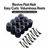 Self Grip Hair Rollers With Duckbill Clips For Bangs And Root Volume, Reusable Curling Tools For Daily Home Hair Styling