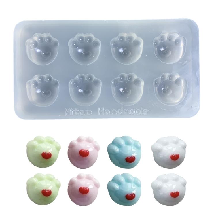 Cat-paw Mold Shaker Resin Mold Fillers Silicone Quicksand Shaker Filling Mold 1
