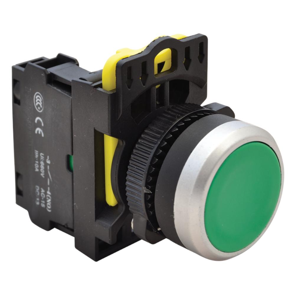 Standard Concealed Pushbutton NYG3- Green