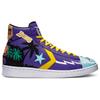 Chinatown Market X Converse Cons Pro Leather Hi 'Lakers Championship Jacket' Lakers High-Top Skate Shoes Unisex Purple Yellow