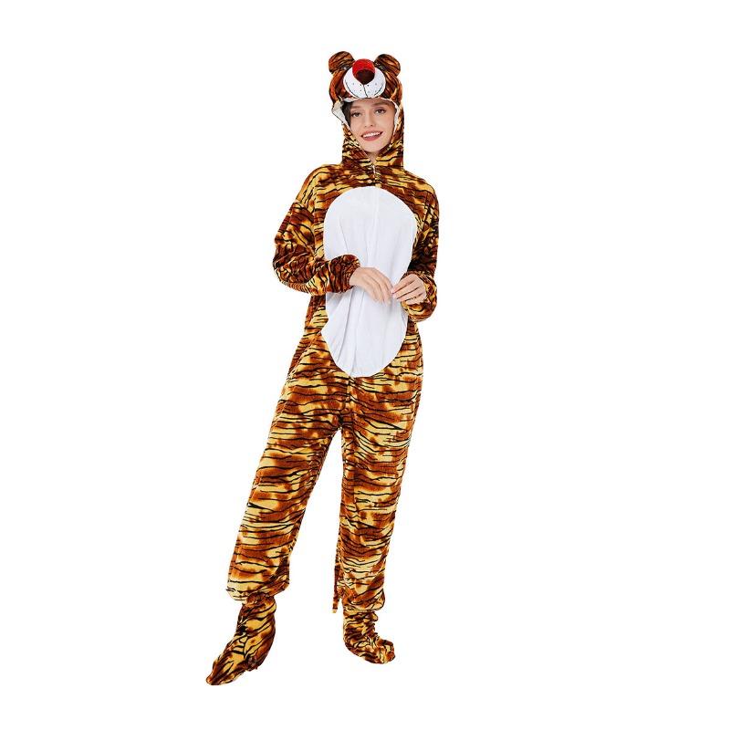 Kids Halloween Party Girls Costumes Animal Costumes Adult Tiger Costumes
