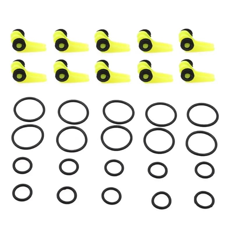 10pcs/lot Plastic Fishing Hook Secure Keeper Holder Lure Accessories Jig Hooks Safe Keeping For Fishing Rod Tool Bait Casting