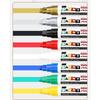 3Pcs Monument Paint Pen Sunproof Waterproof Stone Marker Pen For Writing Coloring On Tombstones Gravestone Restoration