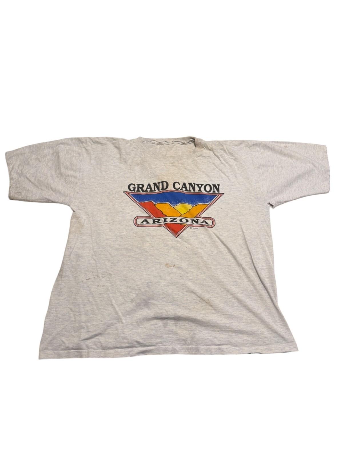Grand Canyon Arizona Men’s XL Distressed Graphic T-Shirt 90s Vintage Souvenir XXXL