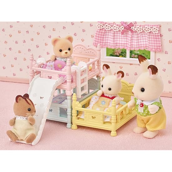 Sylvanian Families Furniture [ Triplets Bunk Bed ] Ka-219 ST Mark Certified Ages 3+ Toy Dollhouse Sy