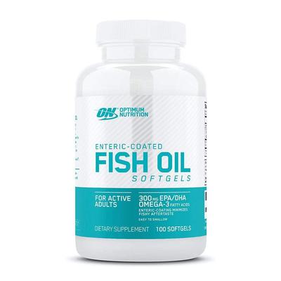Enteric-Coated Fish Oil Softgels 300 Mg EPA/DHA Omega-3 Fatty Acids, 100 Softgels